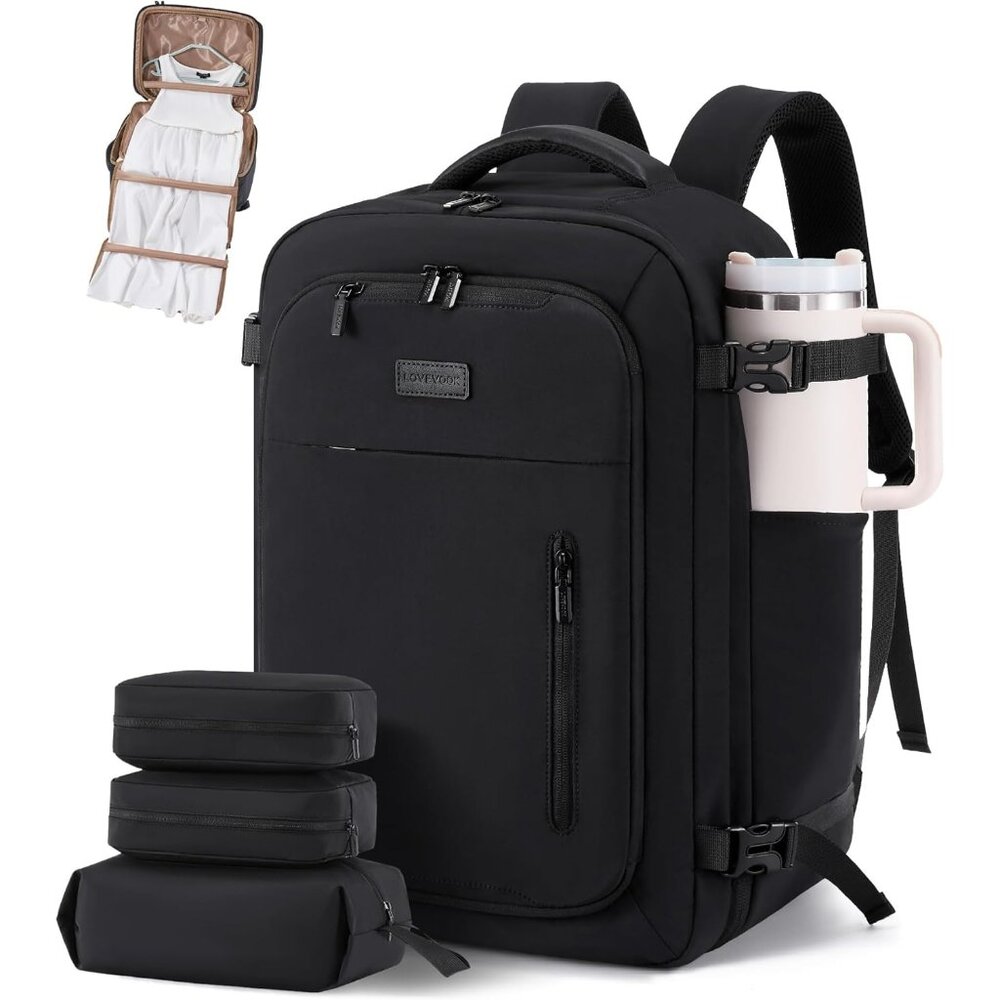 Versatile 40l Carry-On Backpack & Garment Bag - Tsa Friendly, Fits 17.3" Laptop